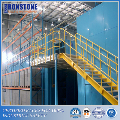 গুণমান  Easy Disassembled and Re-used Racking Supported Mezzanine For Compact Storage Solutions কারখানা