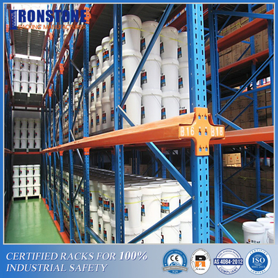 CE/RMI স্টোরেজ র‌্যাকিংয়ে মজবুত মেটাল ড্রাইভ অনুমোদিত