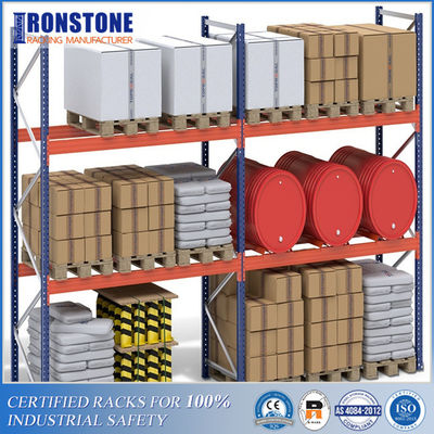 50 মিমি পিচ স্ট্যান্ডার্ড ওয়ারহোসুয়ে নির্বাচনী প্যালেট র্যাক