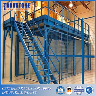 ডাবল বা ট্রিপল উপলব্ধ গুদাম এলাকা Mezzanine Racking System