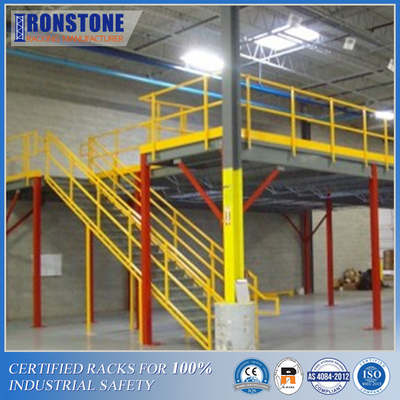 ডাবল বা ট্রিপল উপলব্ধ গুদাম এলাকা Mezzanine Racking System