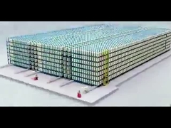 উন্নত স্টক ম্যানেজমেন্টের জন্য হাই-টেক ম্যানুফ্যাকচারিং ASRS প্যালেট র্যাক সিস্টেম